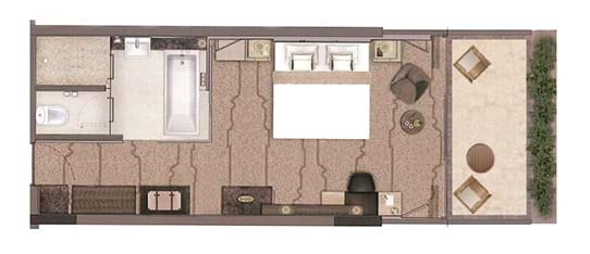 Beach Studio Upper Floor Plan