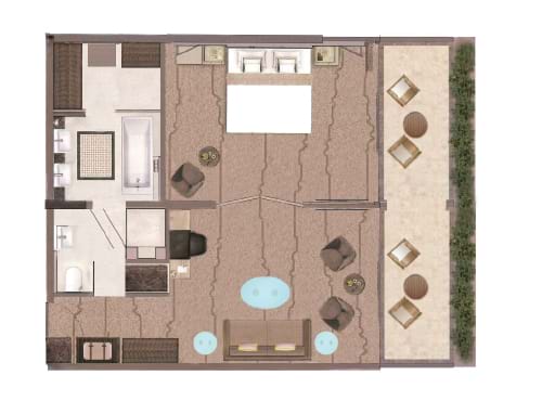 Penthouse Suite Floor Plan
